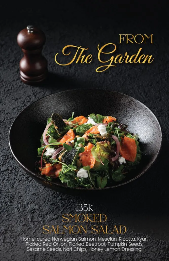From The Garden: Smoked Salmon Salad 135k.